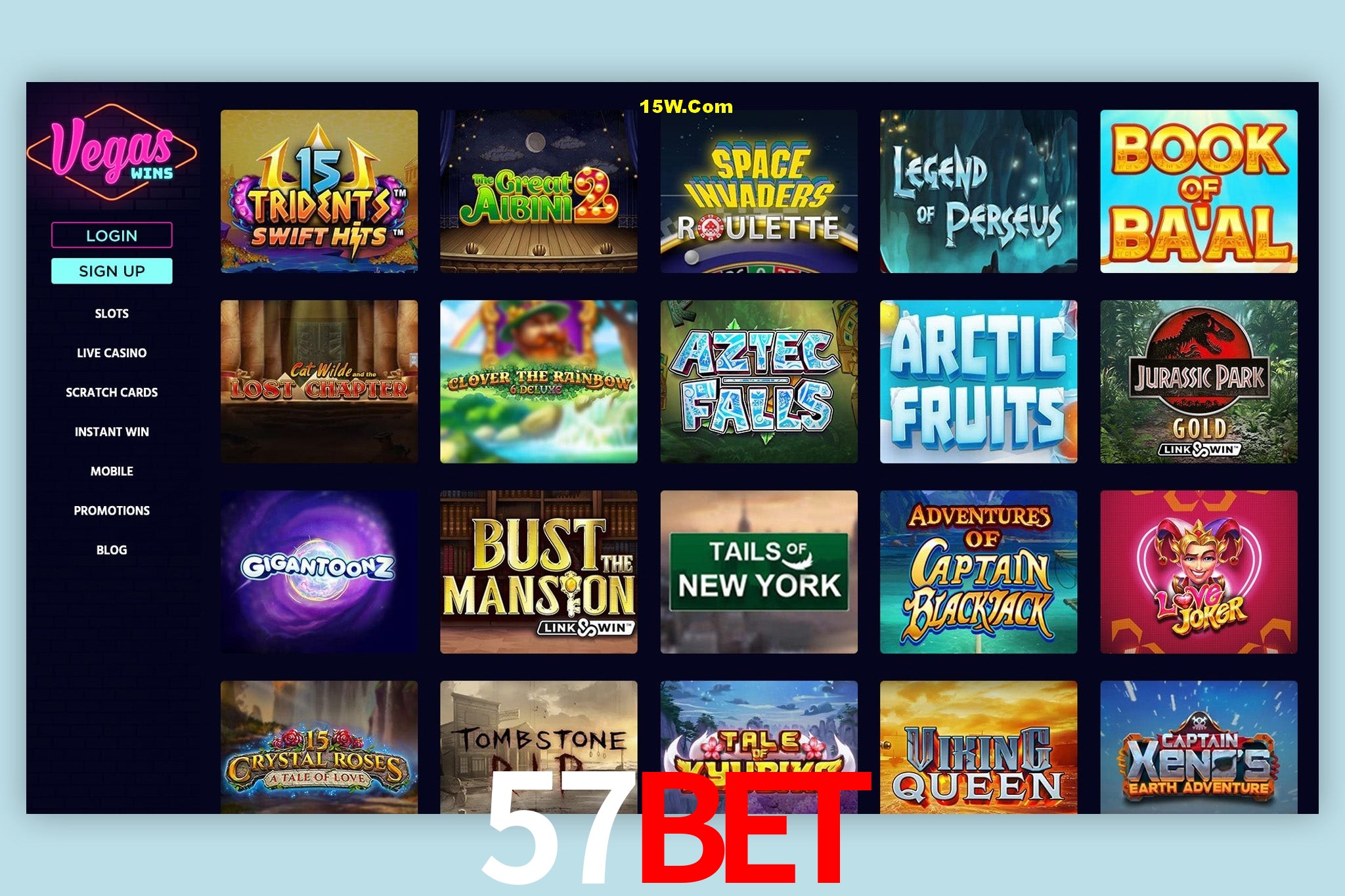 Statistics 57bet